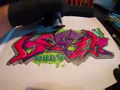 Detail Graffiti Deven Nomer 9