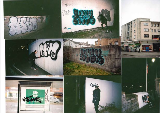 Detail Graffiti Devon Nomer 41