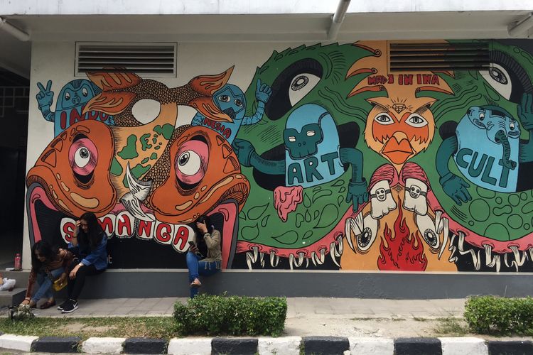 Detail Graffiti Di Galeri Nasional Jakarta Pusat Nomer 2