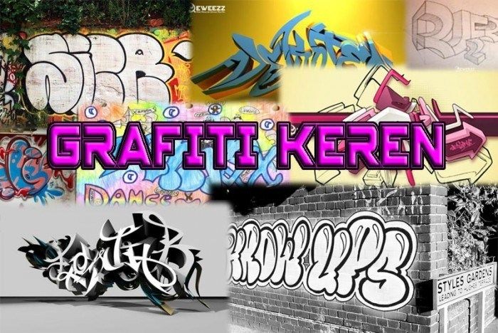 Detail Graffiti Di Kertas 3d Nomer 15