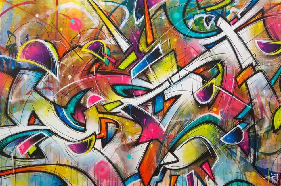 Detail Graffiti Di Kertas 3d Nomer 43