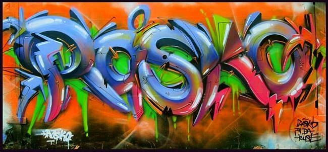 Detail Graffiti Di Paint Rasko Nomer 6