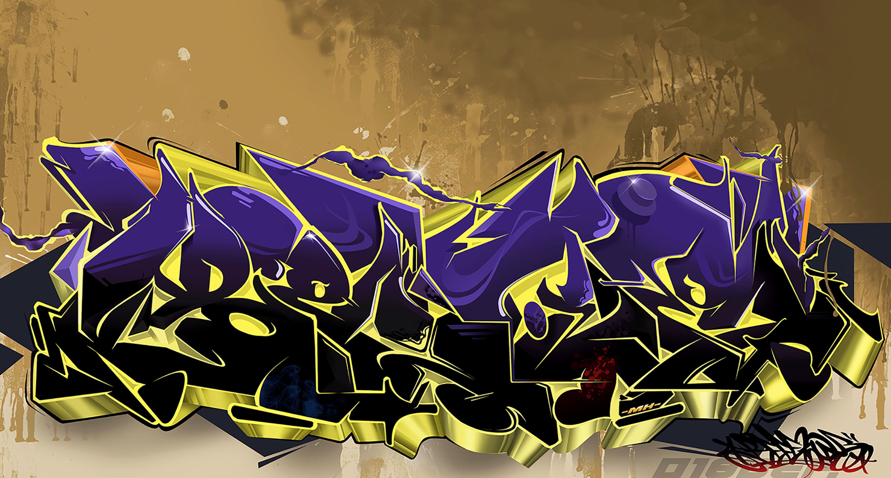 Detail Graffiti Digital Nomer 18