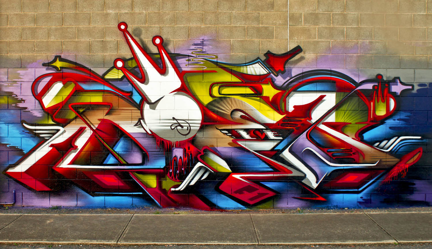 Detail Graffiti Does Nomer 32