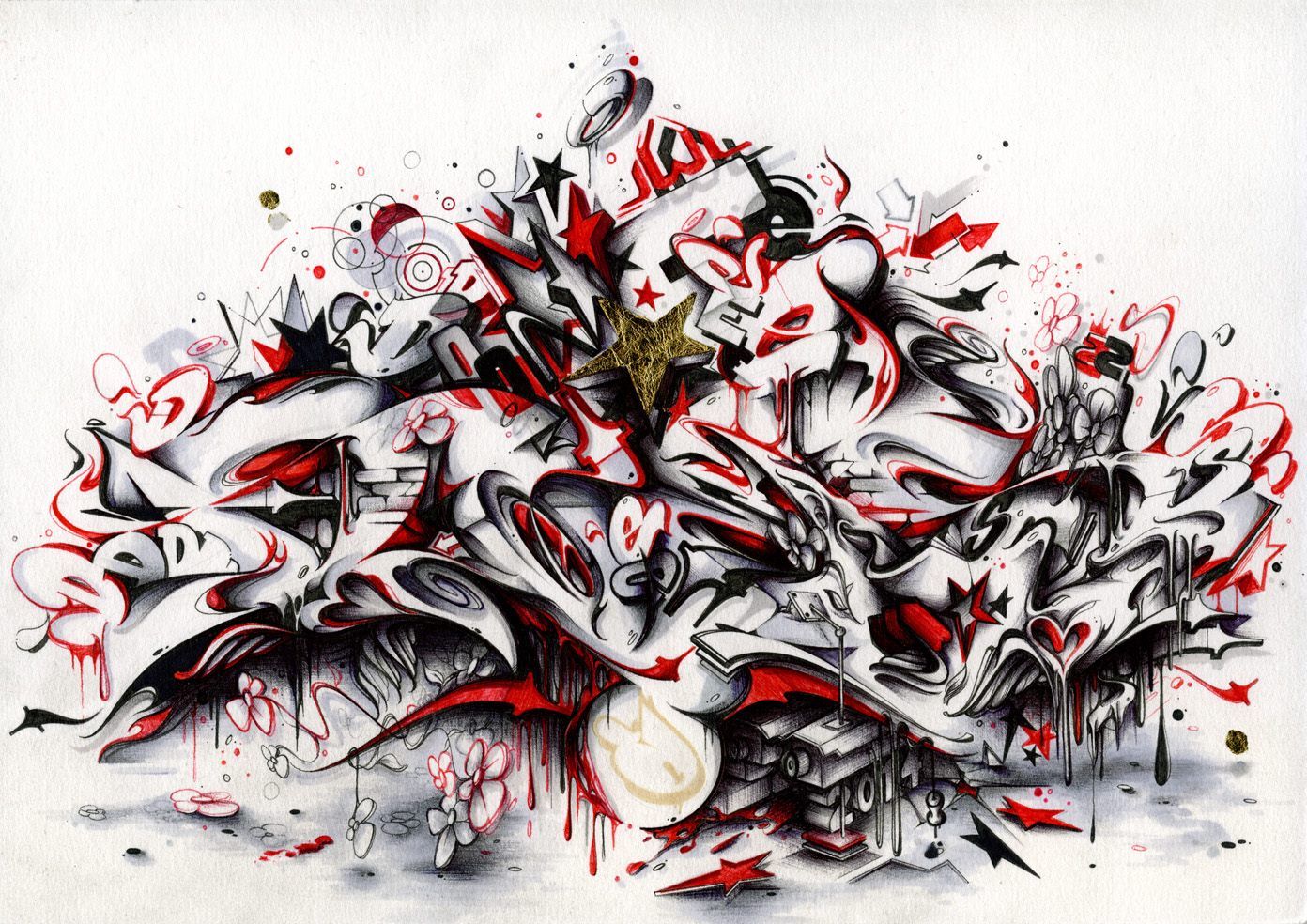 Detail Graffiti Does Nomer 41