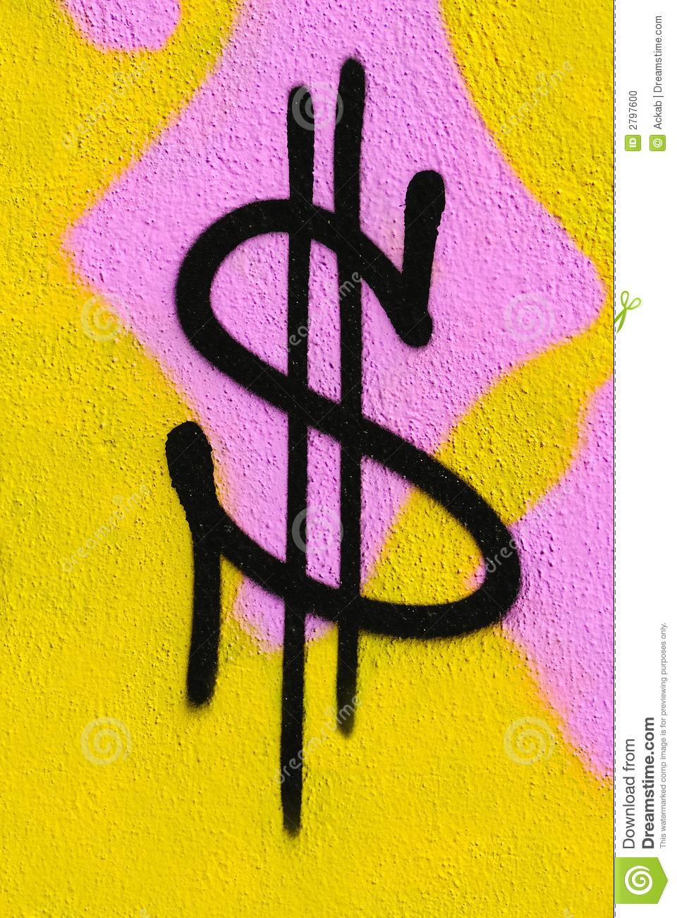 Detail Graffiti Dollar Sign Nomer 7
