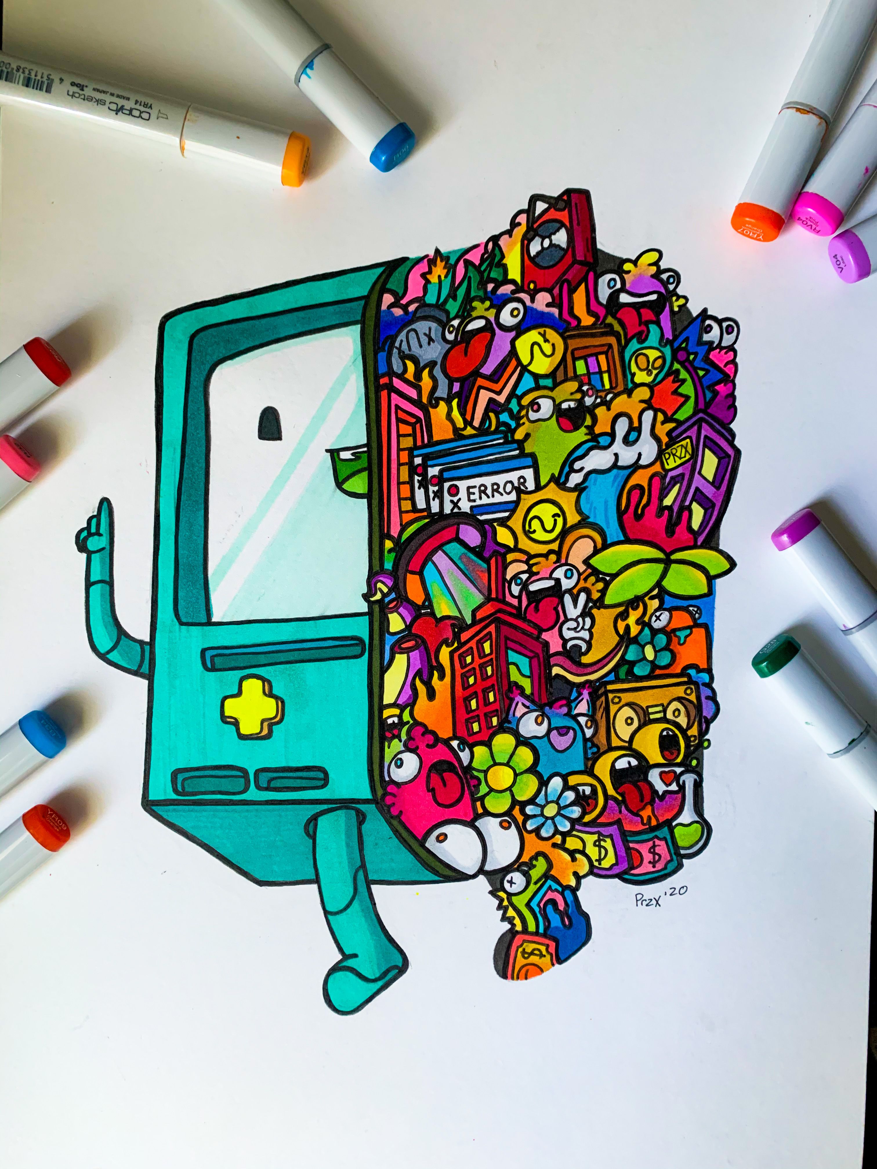 Detail Graffiti Doodle Art Nomer 21