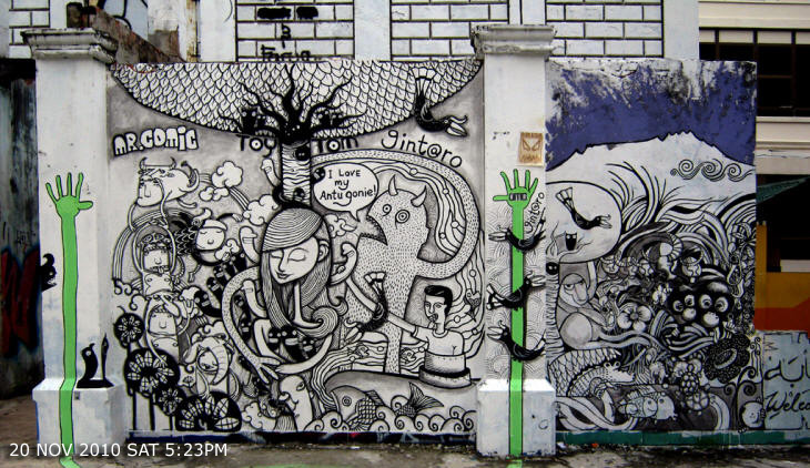 Detail Graffiti Doodle Art Kota Nomer 10