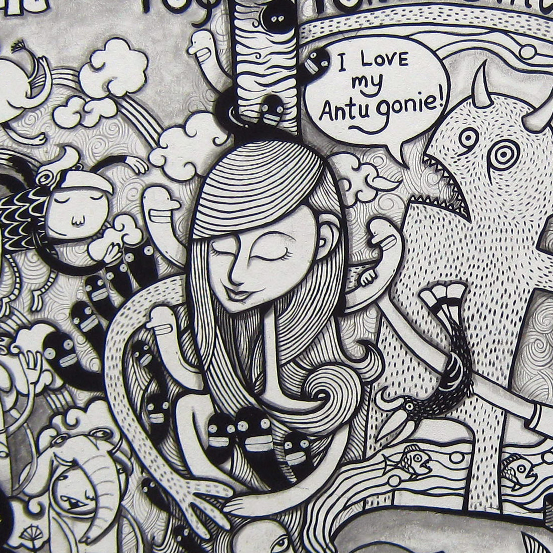 Detail Graffiti Doodle Art Kota Nomer 12