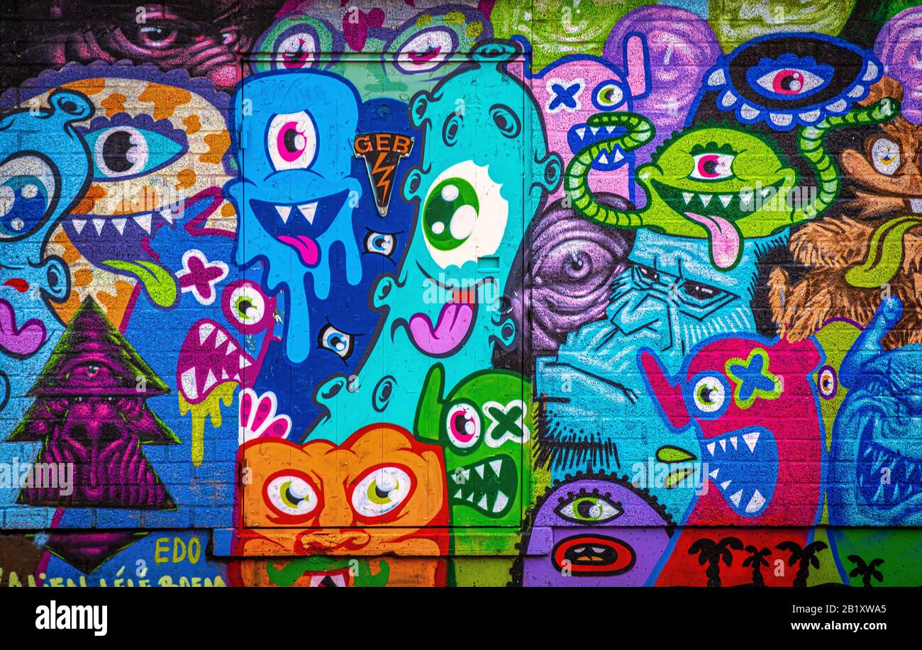 Detail Graffiti Doodle Art Kota Nomer 28