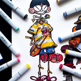 Detail Graffiti Doodle Character Nomer 43