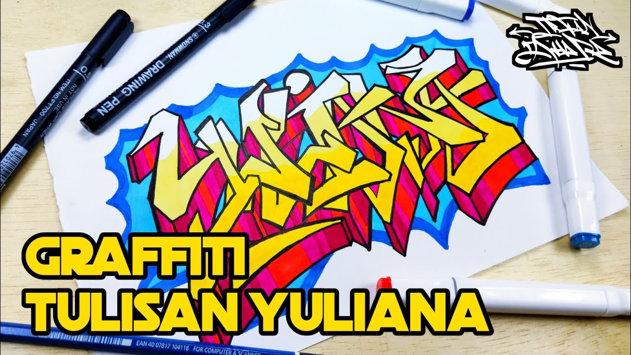 Detail Graffiti Doodle Di Kertas Nomer 43