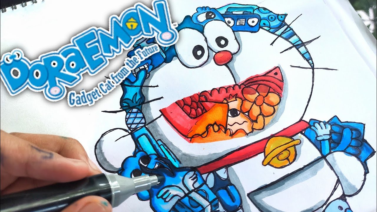 Detail Graffiti Doodle Doraemon Nomer 38