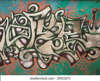 Detail Graffiti Doodle Gedung Nomer 17