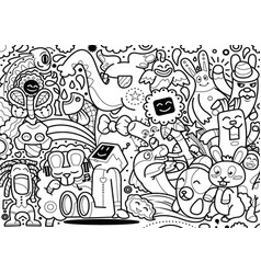 Detail Graffiti Doodle Monster Nomer 51