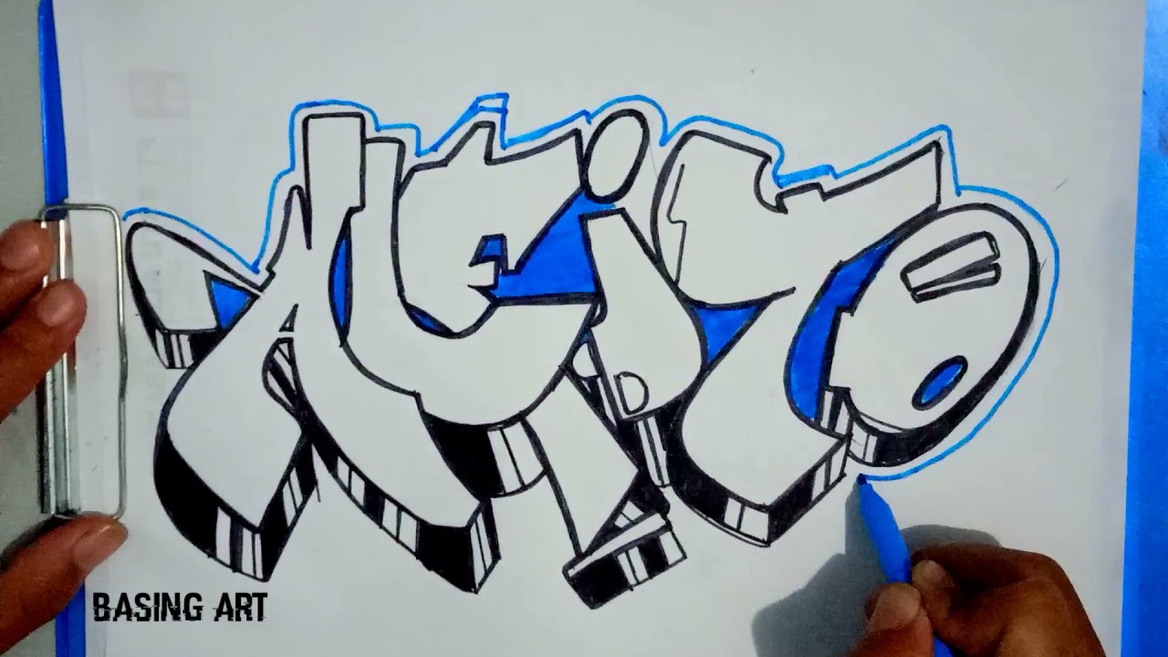 Detail Graffiti Doodle Nama Abi Nomer 6