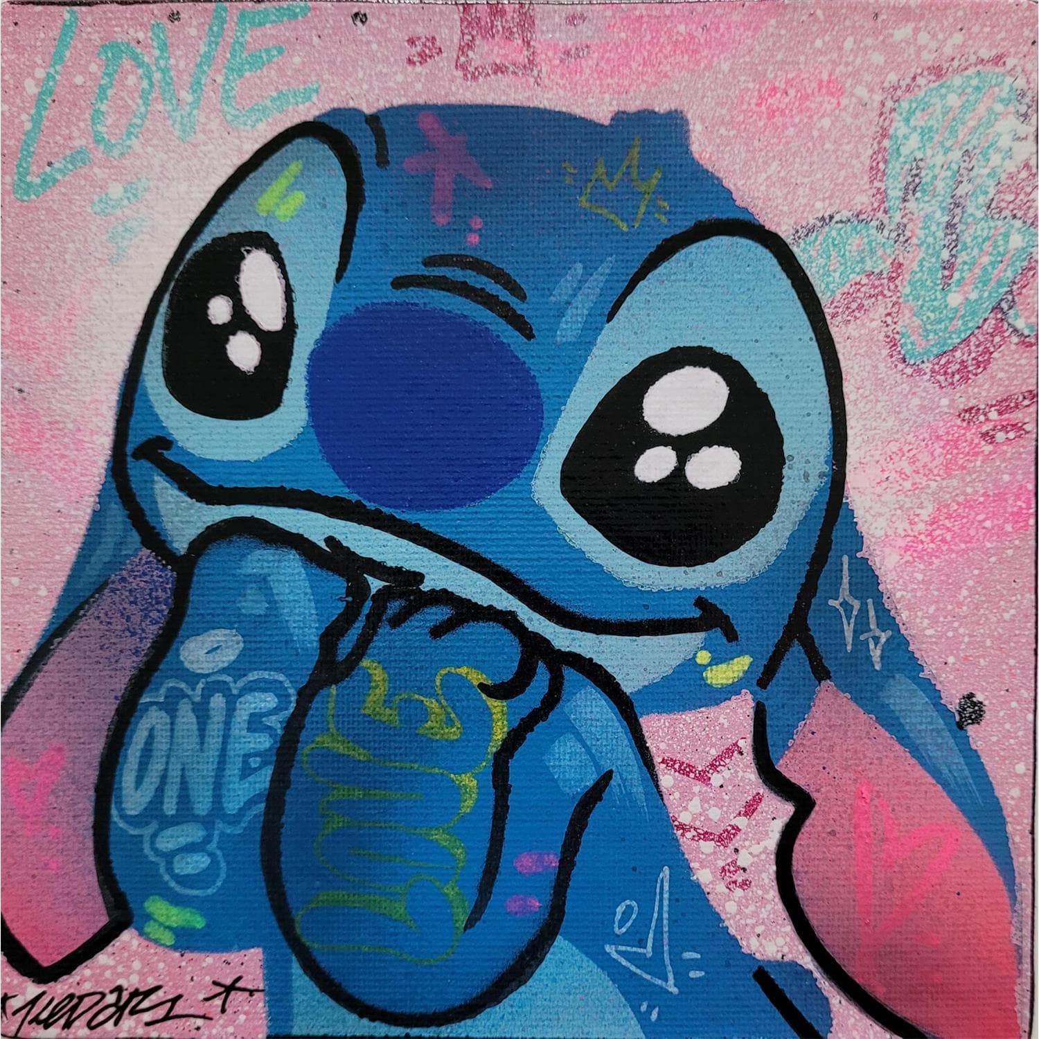 Detail Graffiti Doodle Stitch Nomer 3