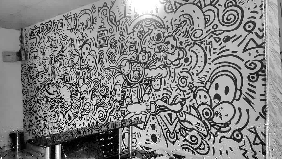 Detail Graffiti Doodle Tembok Nomer 37