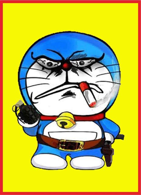 Detail Graffiti Doraemon Hitam Nomer 44