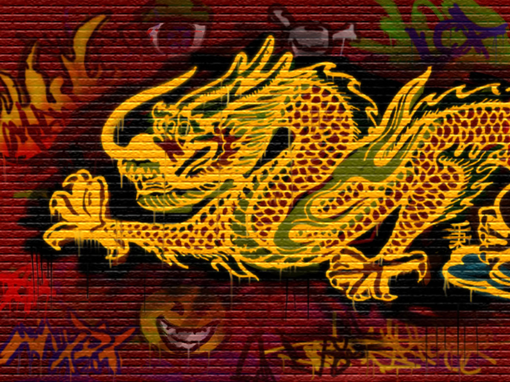 Detail Graffiti Dragon Wallpaper Nomer 15
