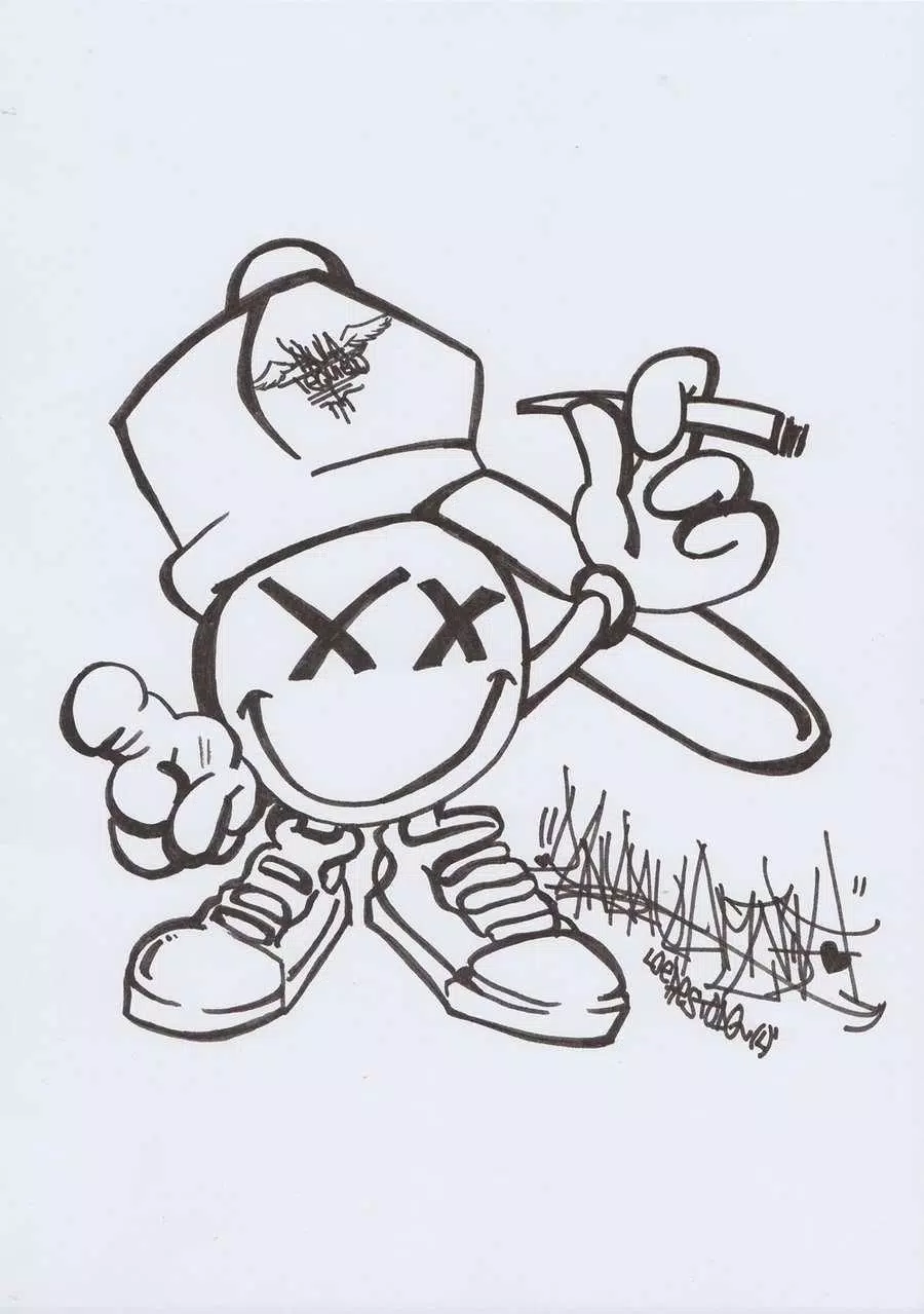 Detail Graffiti Drawing Ideas Nomer 34
