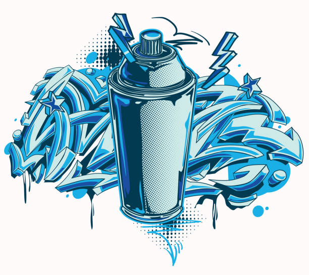 Detail Graffiti Drawing Spray Cans Nomer 36