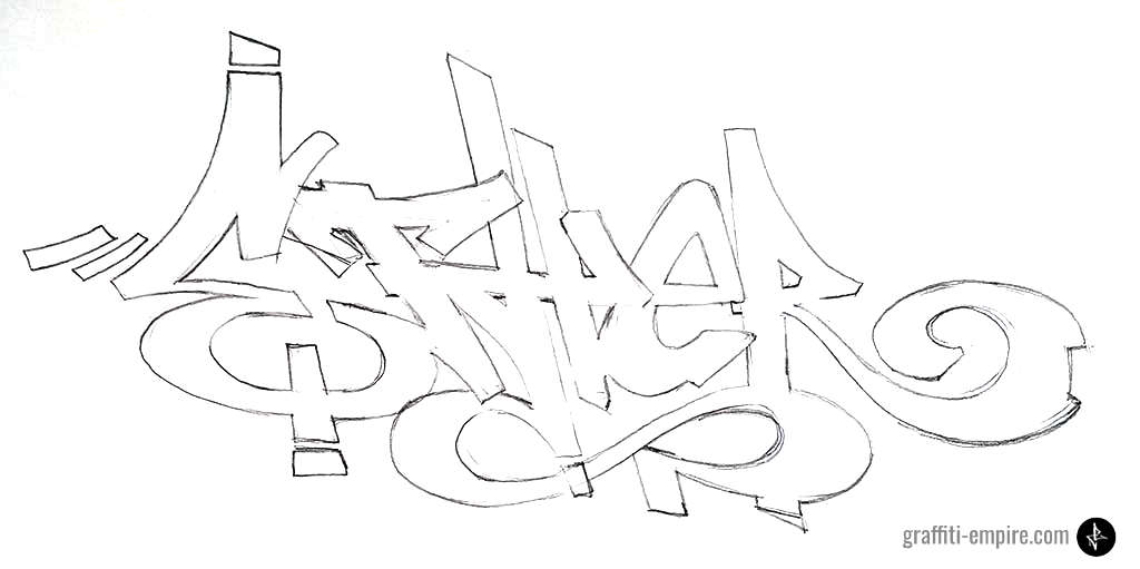 Detail Graffiti Drawings For Beginners Students Nomer 14