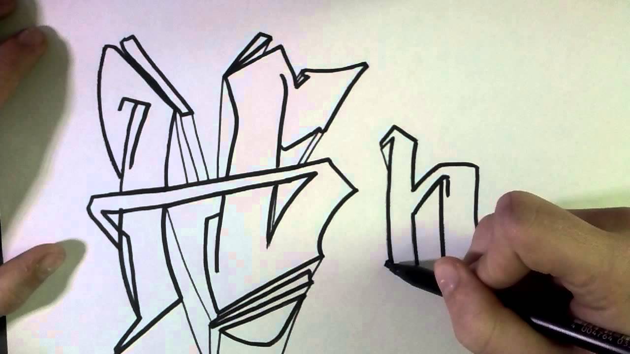 Detail Graffiti Drawings On Paper 3d Nomer 14