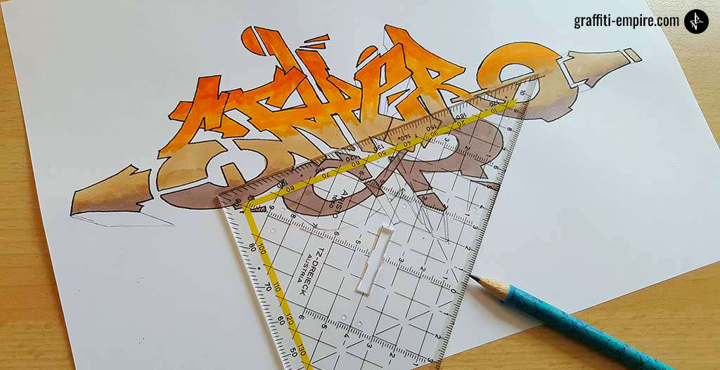 Detail Graffiti Drawings On Paper 3d Nomer 18