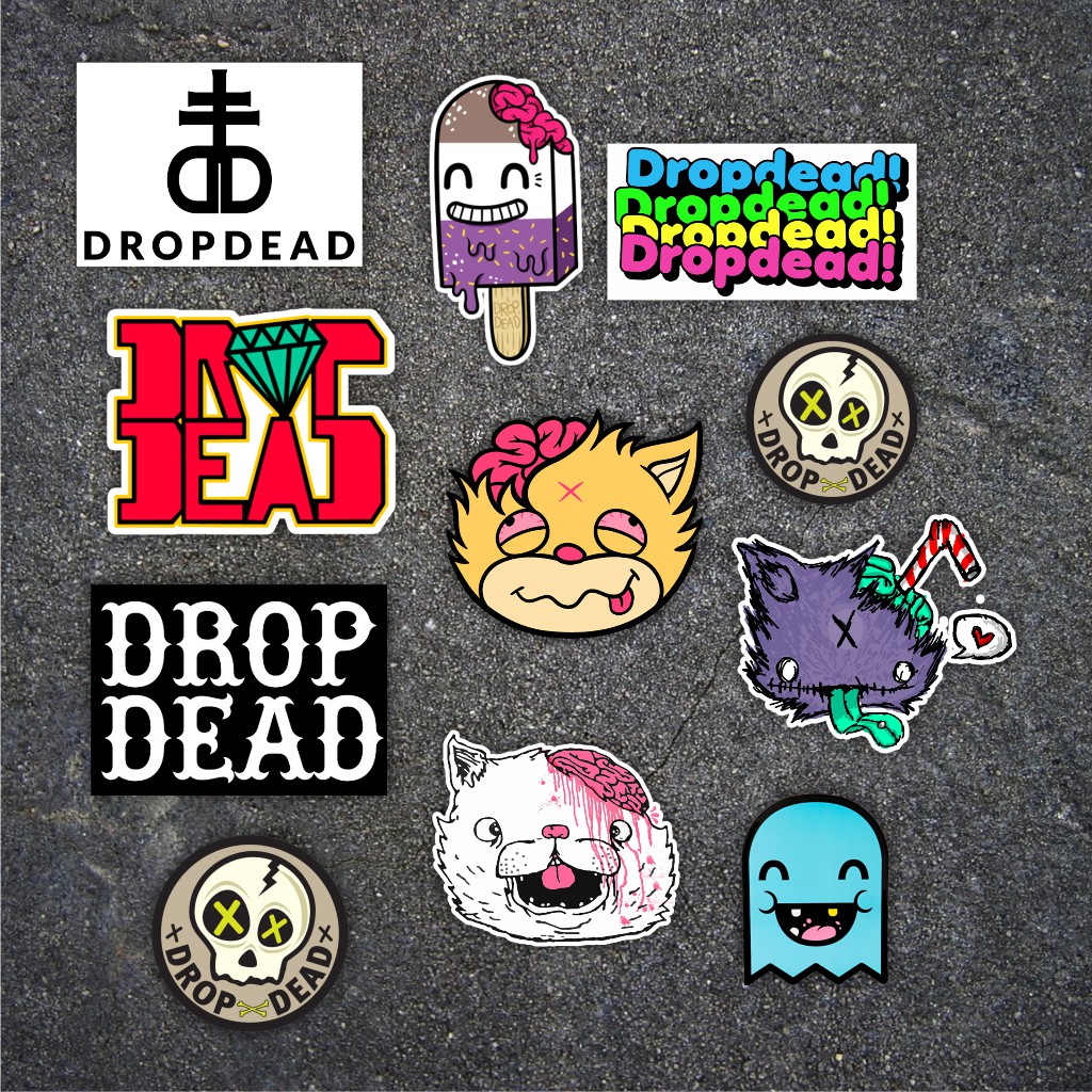 Detail Graffiti Drop Dead Nomer 18