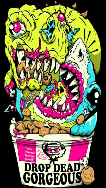 Detail Graffiti Drop Dead Nomer 4