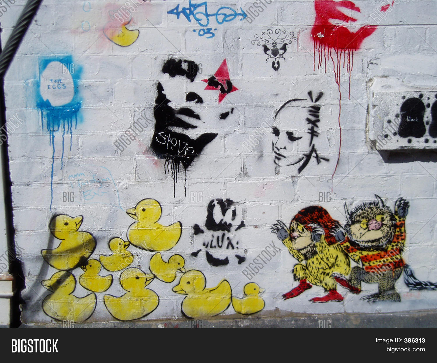 Detail Graffiti Duckling Nomer 3