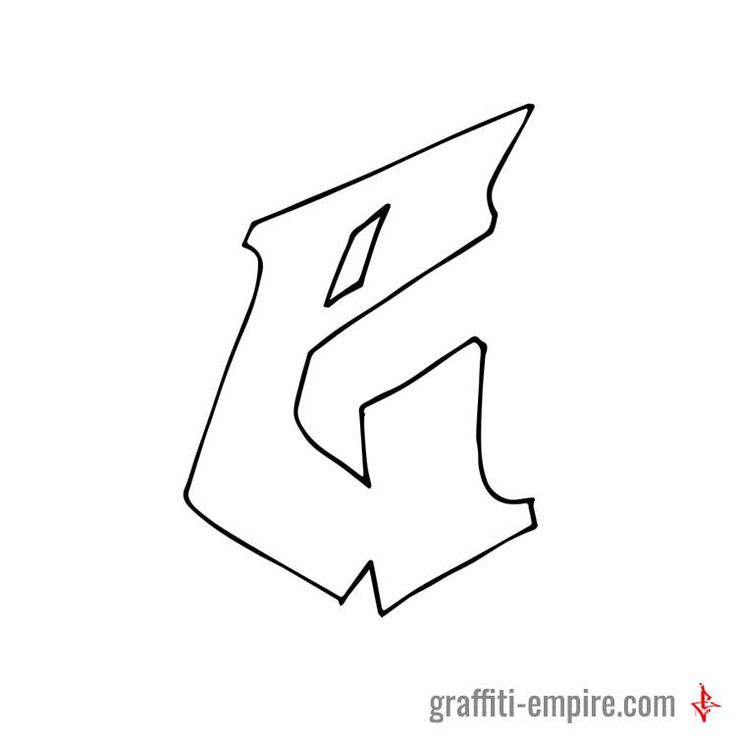 Detail Graffiti E Nomer 20
