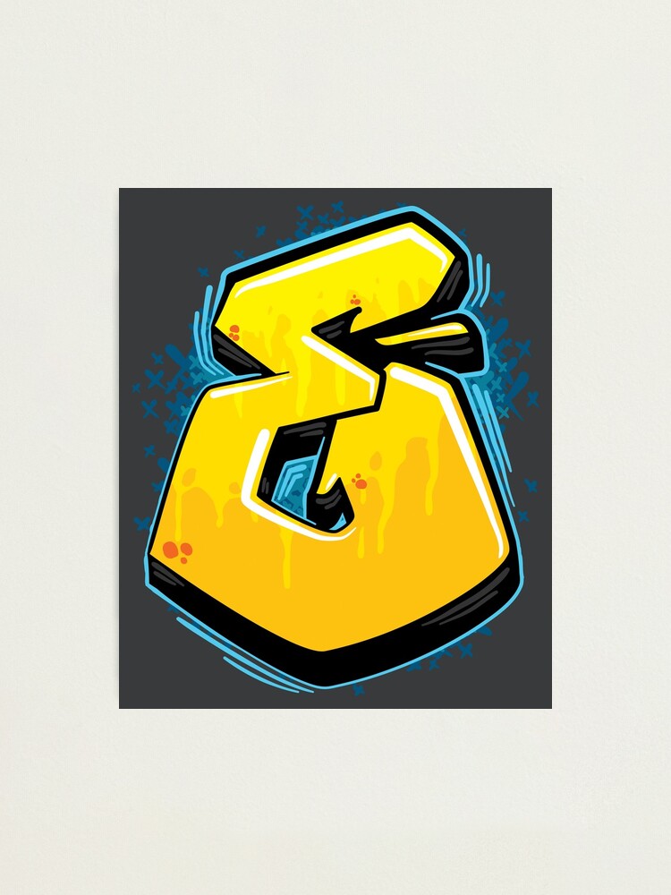 Detail Graffiti E Nomer 24