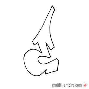 Detail Graffiti E Nomer 10