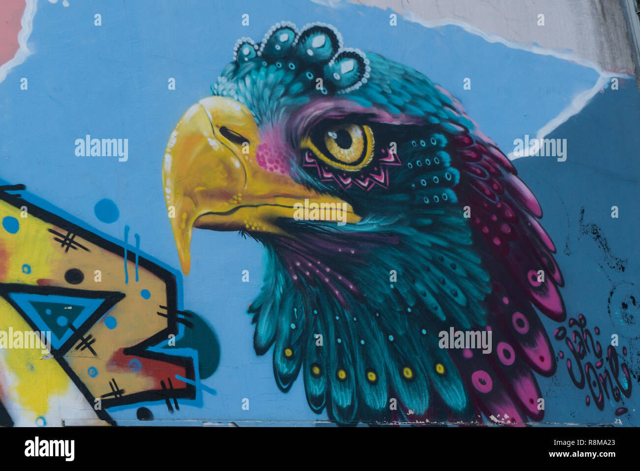 Detail Graffiti Eagle Nomer 27