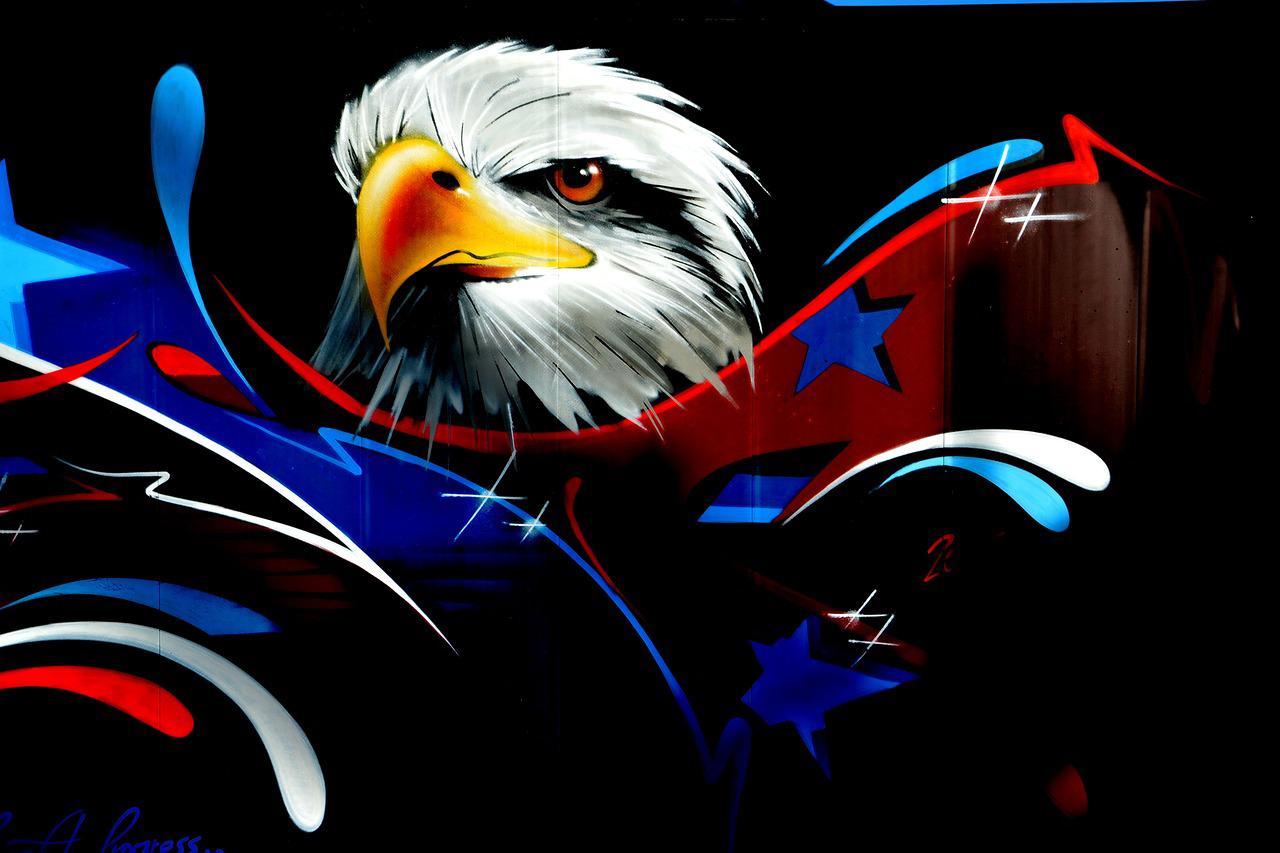 Detail Graffiti Eagle Nomer 28