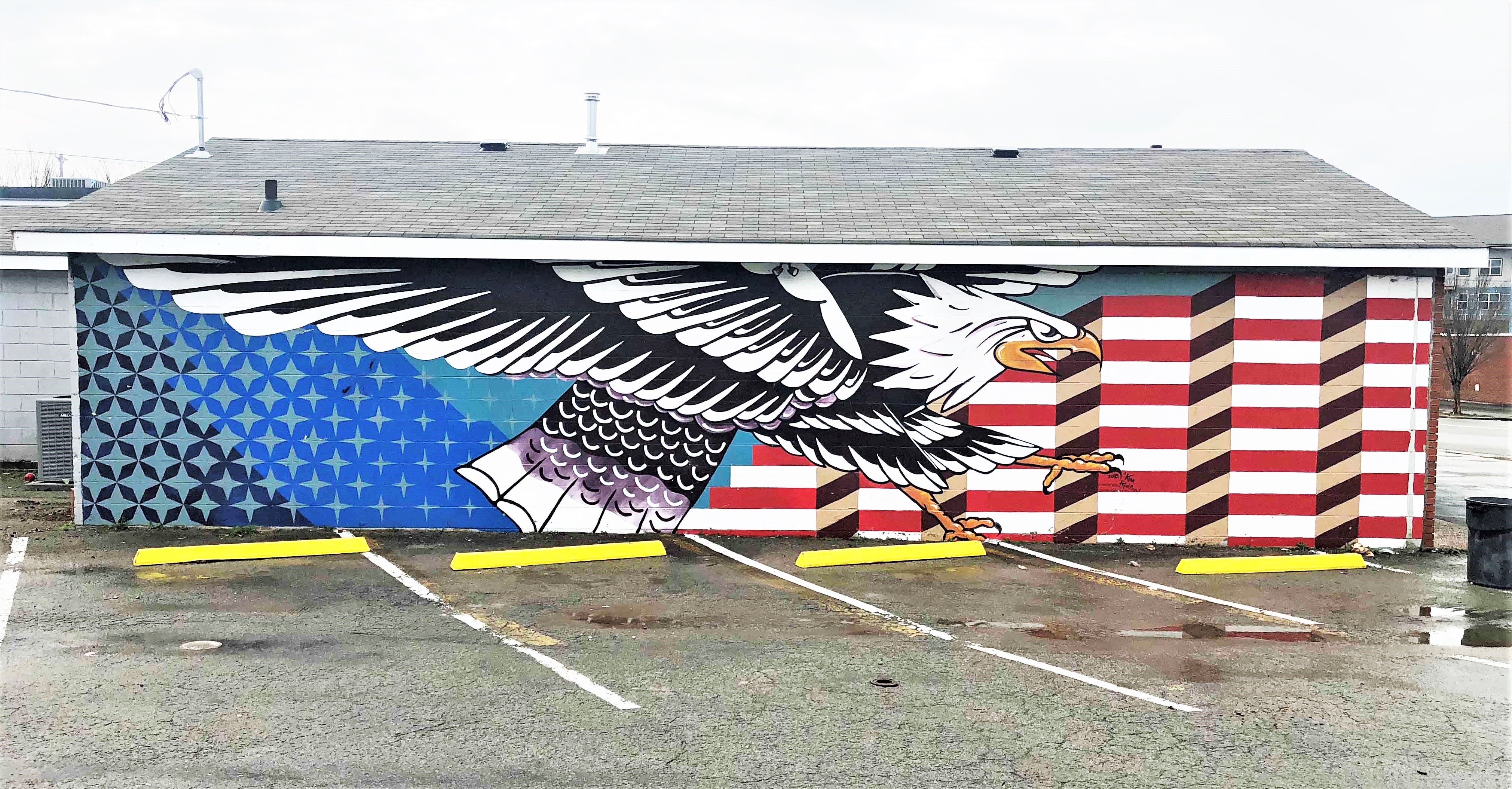 Detail Graffiti Eagle Nomer 9