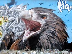 Detail Graffiti Eagle Nomer 10