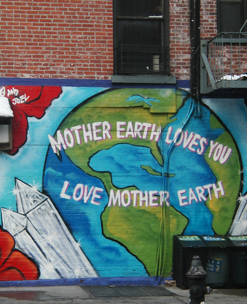 Detail Graffiti Earth Day Nomer 44