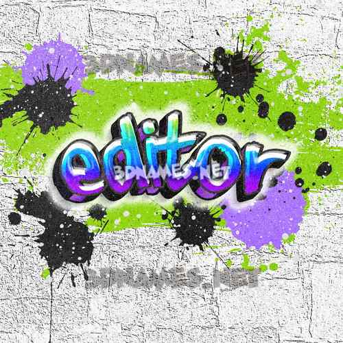 Detail Graffiti Editor Nama Nomer 33