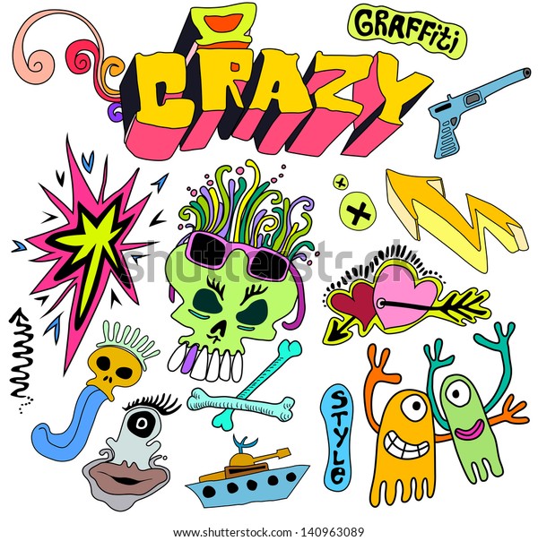 Detail Graffiti Elements Nomer 26