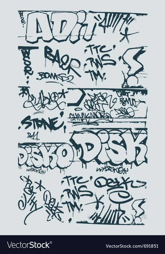 Detail Graffiti Elements Nomer 30