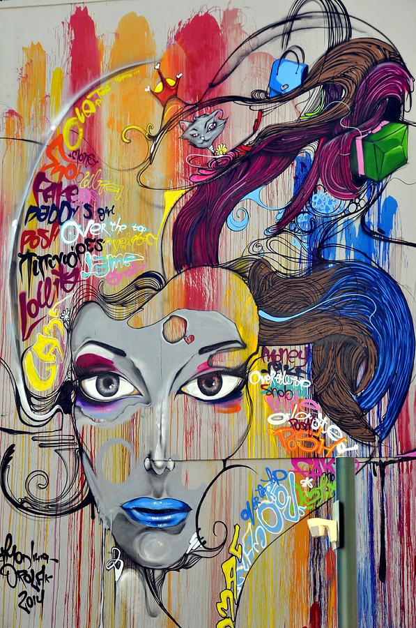 Detail Graffiti Face Art Nomer 13