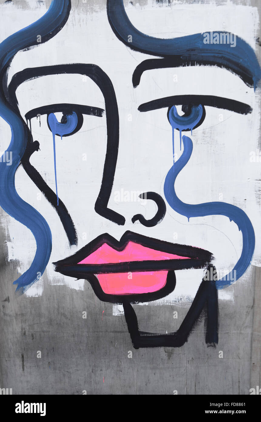 Detail Graffiti Face Artist Nomer 4