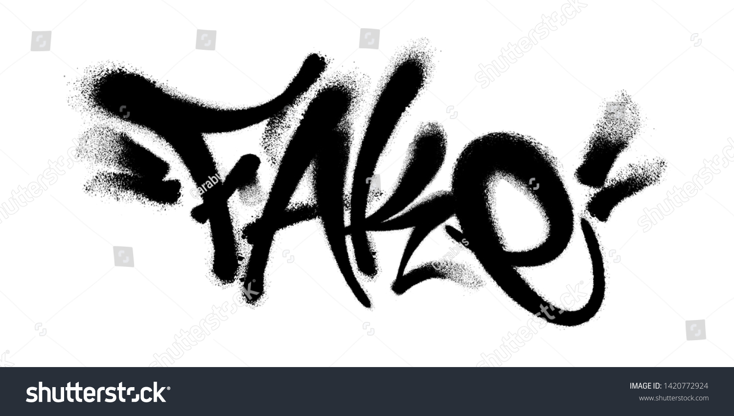 Detail Graffiti Fake Nomer 3