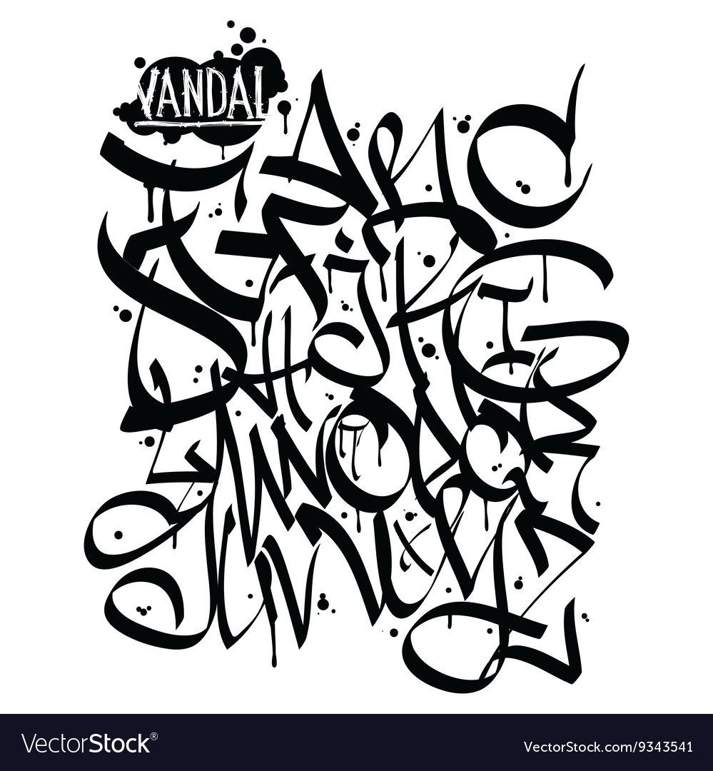 Detail Graffiti Fandal Nomer 16