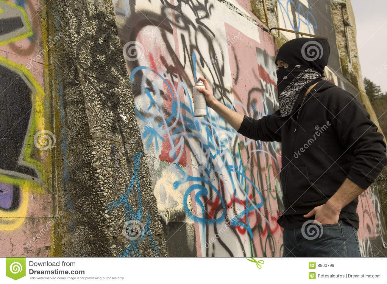 Detail Graffiti Fandal Nomer 6