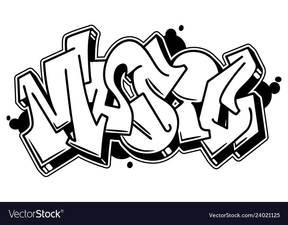 Detail Graffiti Fashion Vector Nomer 22