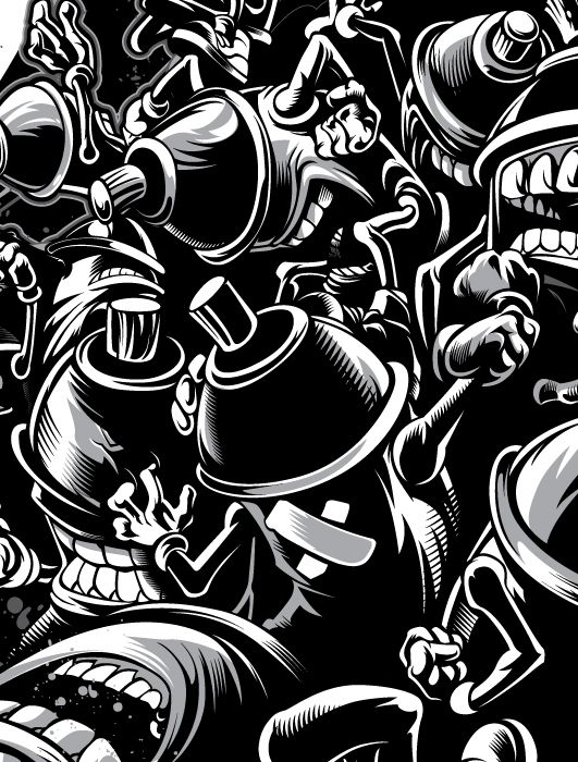 Detail Graffiti Fashion Vector Nomer 23